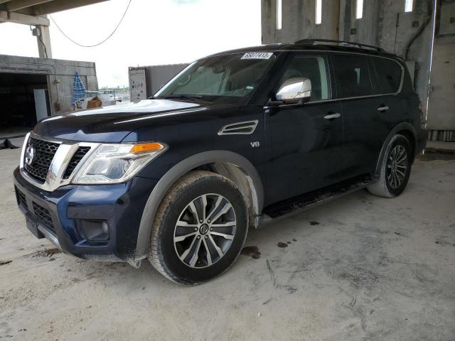 JN8AY2NC6L9620299 - 2020 NISSAN ARMADA SV BLUE photo 1