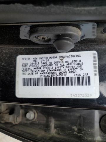 5Y2SL62854Z415712 - 2004 PONTIAC VIBE BLACK photo 12