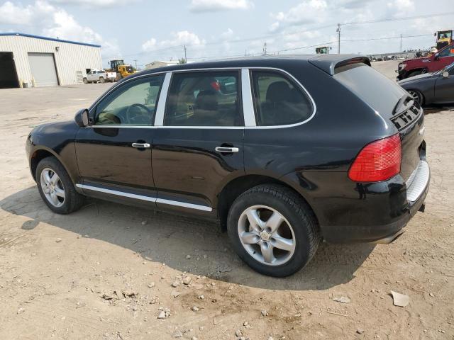 WP1AB29P84LA64946 - 2004 PORSCHE CAYENNE S BLACK photo 2