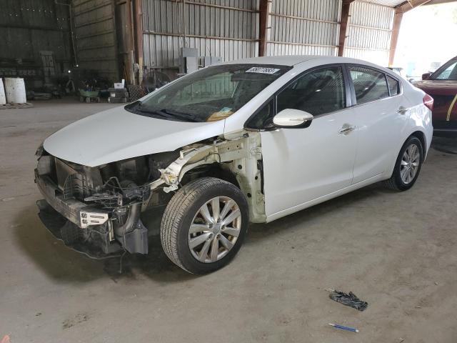 KNAFX4A8XE5049697 - 2014 KIA FORTE EX WHITE photo 1