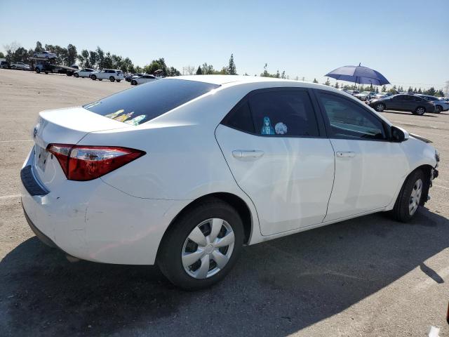 5YFBURHE8FP210930 - 2015 TOYOTA COROLLA L WHITE photo 3