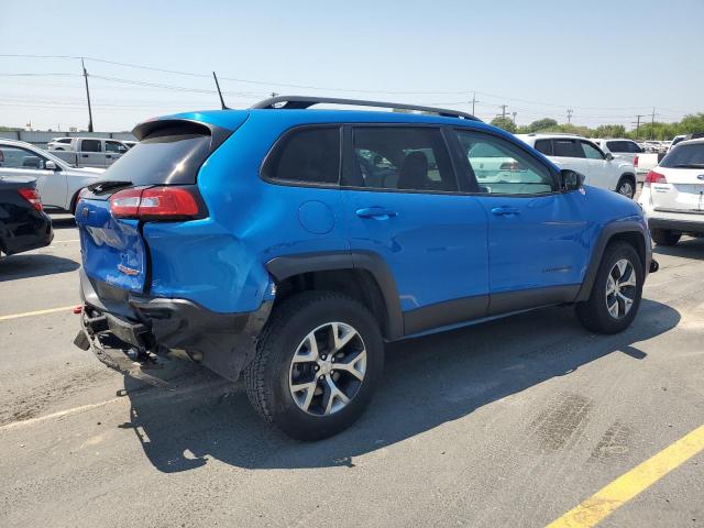 1C4PJMBSXHW595644 - 2017 JEEP CHEROKEE TRAILHAWK BLUE photo 3