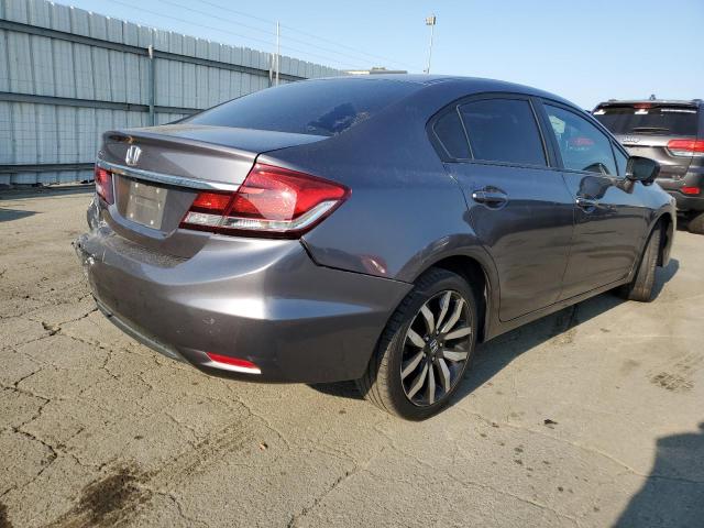 19XFB2F95FE283260 - 2015 HONDA CIVIC EXL GRAY photo 3