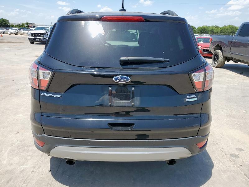 1FMCU0HD0JUB10951 - 2018 FORD ESCAPE SEL BLACK photo 6