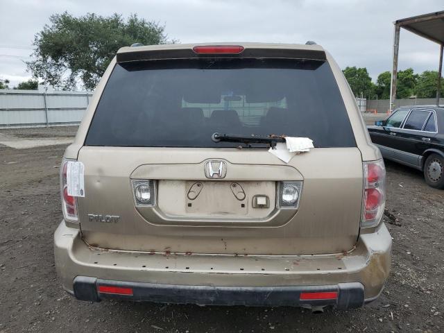 5FNYF28756B038669 - 2006 HONDA PILOT EX GOLD photo 6