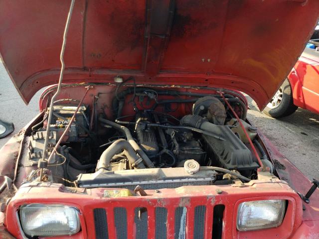 1J4FY29S3PP209361 - 1993 JEEP WRANGLER / RED photo 11