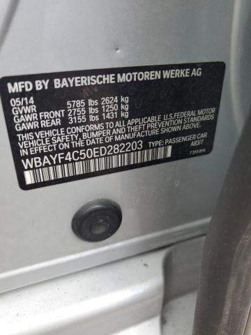 WBAYF4C50ED282203 - 2014 BMW 740 LXI SILVER photo 12