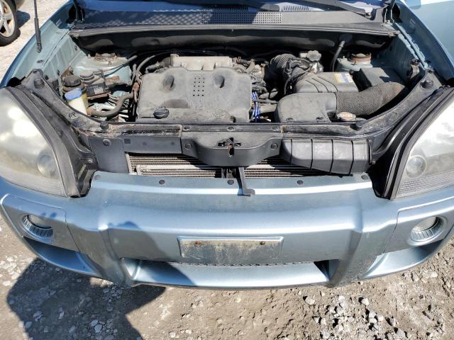 KM8JN72D28U829456 - 2008 HYUNDAI TUCSON SE BLUE photo 12