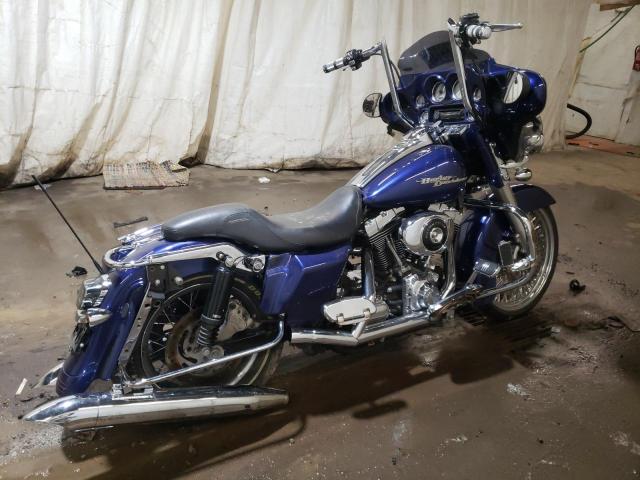 1HD1KBW126Y635952 - 2006 HARLEY-DAVIDSON FLHXI BLUE photo 4