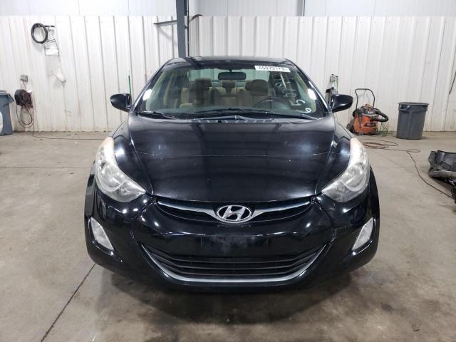 KMHDH4AE2DU787653 - 2013 HYUNDAI ELANTRA GLS BLACK photo 5