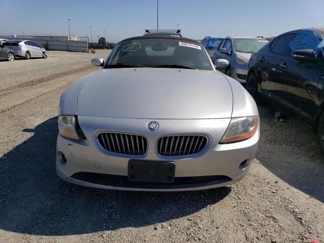 4USBT53534LU06860 - 2004 BMW Z4 3.0 SILVER photo 5