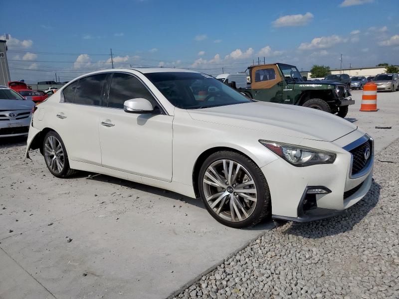 JN1EV7AP5JM359689 - 2018 INFINITI Q50 LUXE Ağ foto 4
