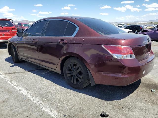 1HGCP26458A162387 - 2008 HONDA ACCORD LXP MAROON photo 2