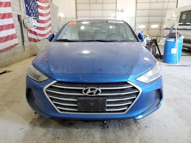 5NPD84LF0HH180046 - 2017 HYUNDAI ELANTRA SE BLUE photo 5