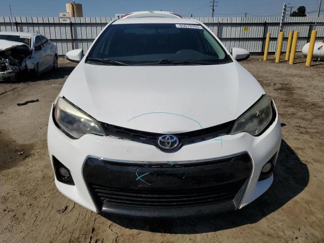 2T1BURHE6EC141203 - 2014 TOYOTA COROLLA L WHITE photo 5