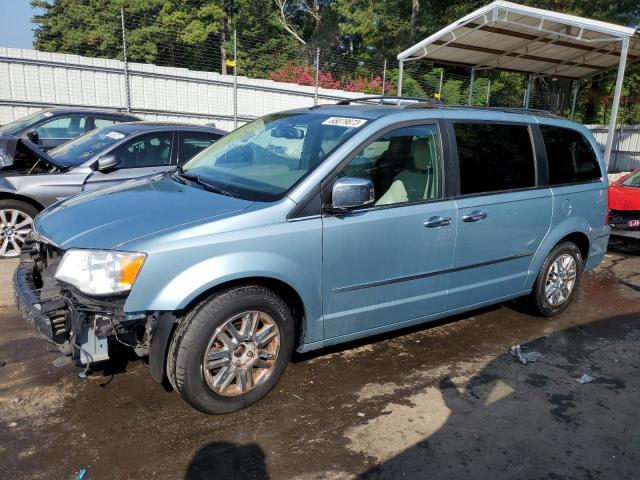 2A8HR64X29R580785 - 2009 CHRYSLER TOWN & COU LIMITED BLUE photo 1