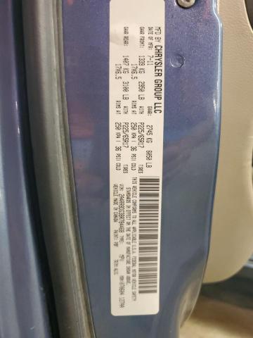 2A4RR8DG3BR784468 - 2011 CHRYSLER TOWN & COU TOURING L BLUE photo 13