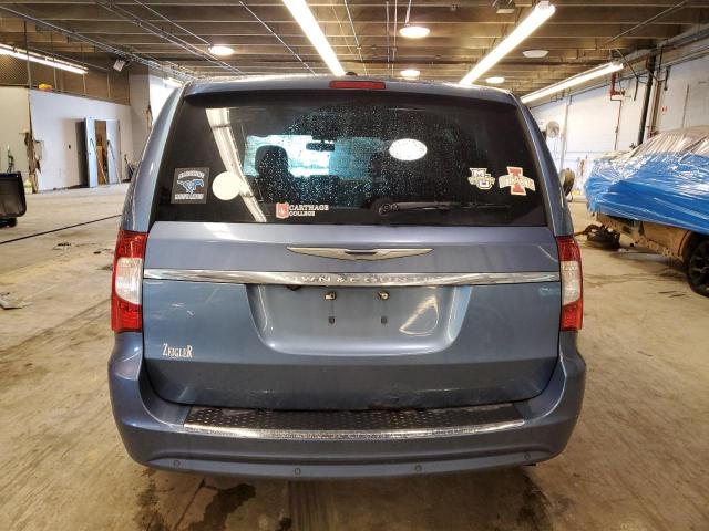 2A4RR8DG3BR784468 - 2011 CHRYSLER TOWN & COU TOURING L BLUE photo 6