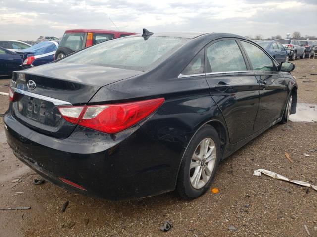 5NPEB4AC3BH055659 - 2011 HYUNDAI SONATA GLS BLACK photo 4