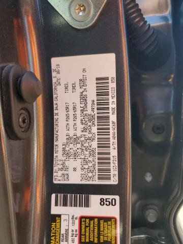 3TMCZ5AN8JM185052 - 2018 TOYOTA TACOMA DOUBLE CAB Grafito foto 12