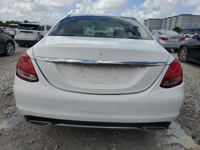 55SWF4KB9GU115544 - 2016 MERCEDES-BENZ C 300 4MATIC WHITE photo 6