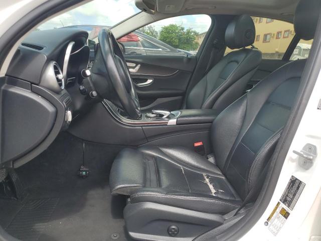 55SWF4KB9GU115544 - 2016 MERCEDES-BENZ C 300 4MATIC WHITE photo 7