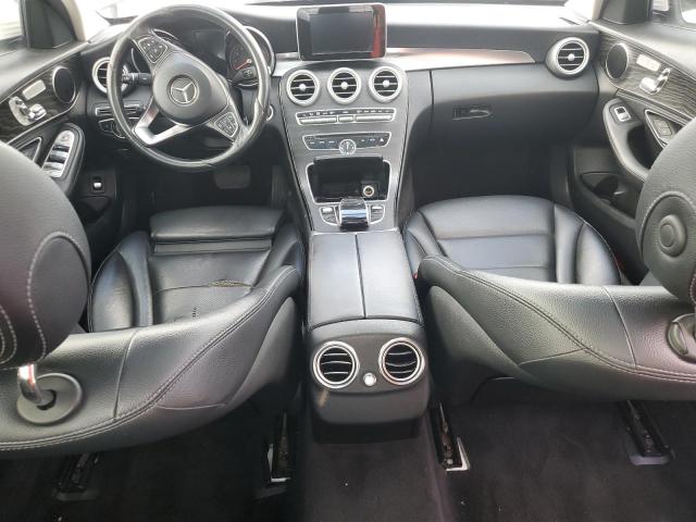 55SWF4KB9GU115544 - 2016 MERCEDES-BENZ C 300 4MATIC WHITE photo 8