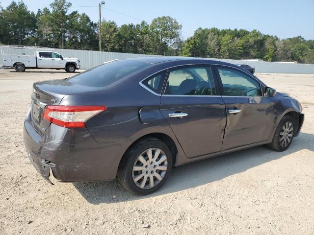 3N1AB7AP9EL673885 - 2014 NISSAN SENTRA S GRAY photo 3