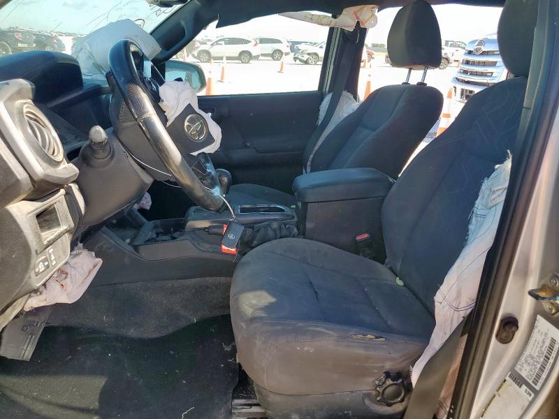 3TMAZ5CN0GM007150 - 2016 TOYOTA TACOMA DOUBLE CAB SILVER photo 7