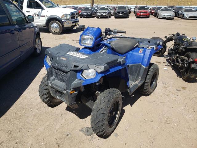 4XASEE503LA263394 - 2020 POLARIS SPORTSMAN 450 H.O. EPS BLUE photo 2