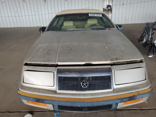 1C3XU4533NF147936 - 1992 CHRYSLER LEBARON GOLD photo 5