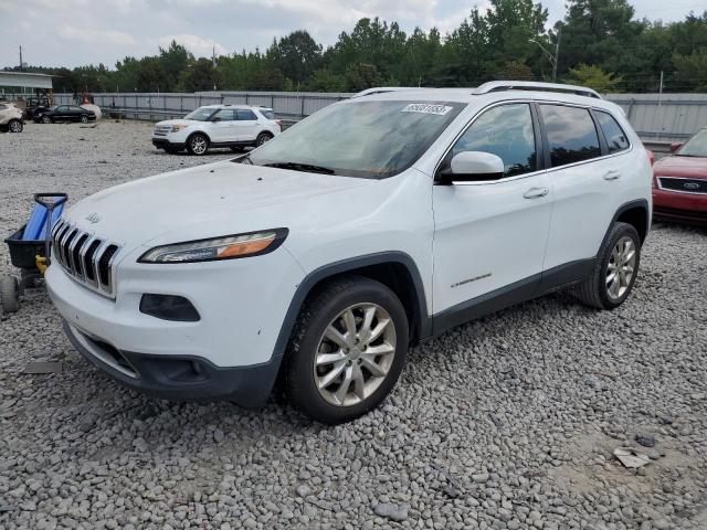 1C4PJLDB4GW161273 - 2016 JEEP CHEROKEE LIMITED WHITE photo 1