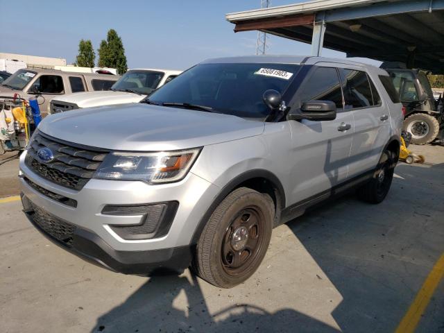 1FM5K8AR1JGA58361 - 2018 FORD EXPLORER POLICE INTERCEPTOR SILVER photo 1