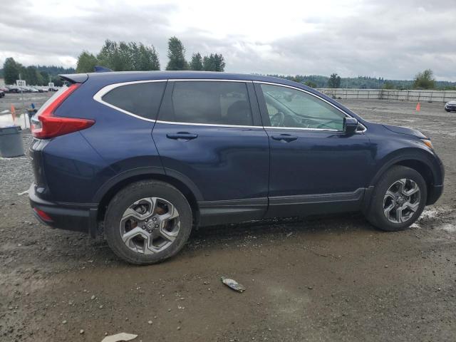 5J6RW2H89KA002736 - 2019 HONDA CR-V EXL BLUE photo 3