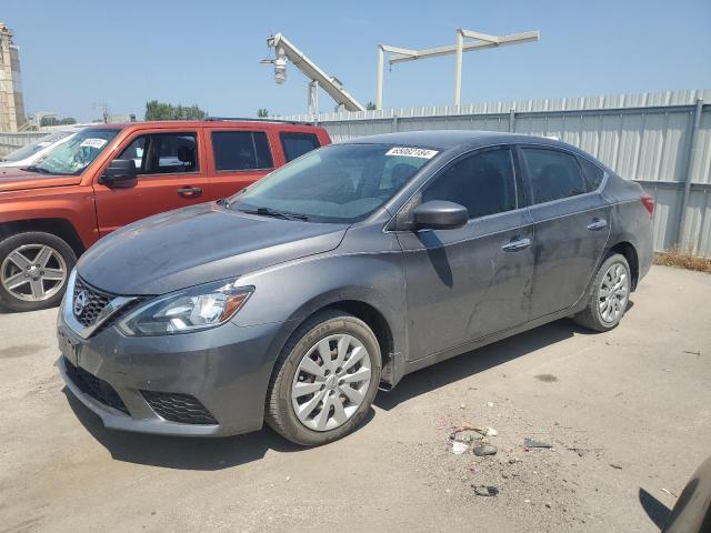 3N1AB7APXKY248223 - 2019 NISSAN SENTRA S GRAY photo 1