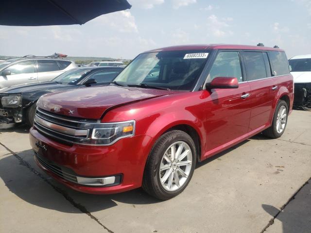 2FMGK5D89JBA07370 - 2018 FORD FLEX LIMITED RED photo 1