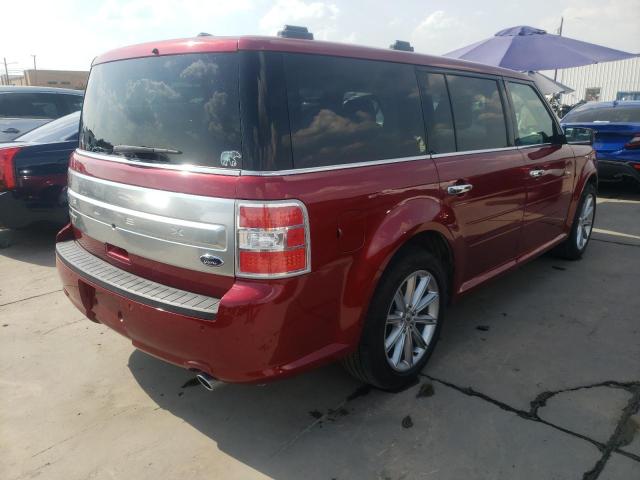 2FMGK5D89JBA07370 - 2018 FORD FLEX LIMITED RED photo 3