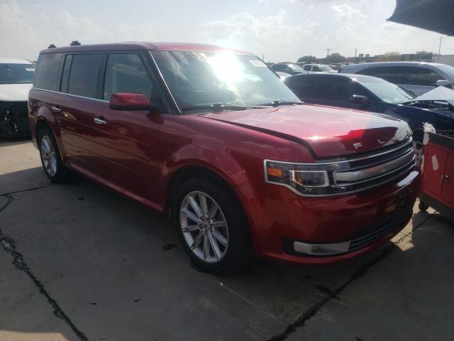 2FMGK5D89JBA07370 - 2018 FORD FLEX LIMITED RED photo 4