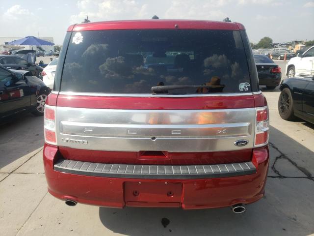 2FMGK5D89JBA07370 - 2018 FORD FLEX LIMITED RED photo 6