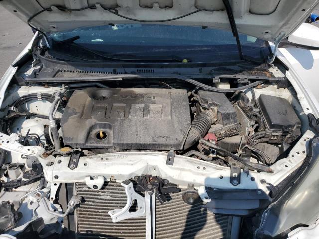 2T1BURHE3FC376871 - 2015 TOYOTA COROLLA L WHITE photo 11