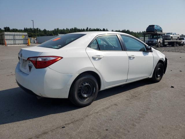 2T1BURHE3FC376871 - 2015 TOYOTA COROLLA L WHITE photo 3