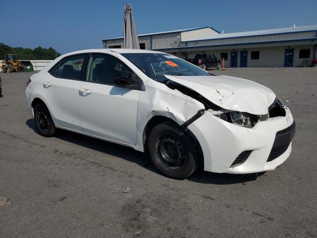 2T1BURHE3FC376871 - 2015 TOYOTA COROLLA L WHITE photo 4