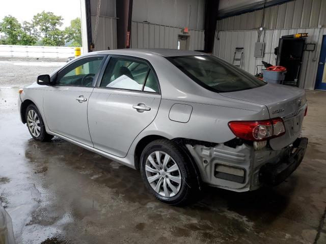 2T1BU4EE3DC922430 - 2013 TOYOTA COROLLA BASE Plata foto 2