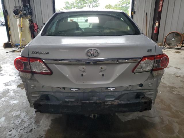 2T1BU4EE3DC922430 - 2013 TOYOTA COROLLA BASE Plata foto 6