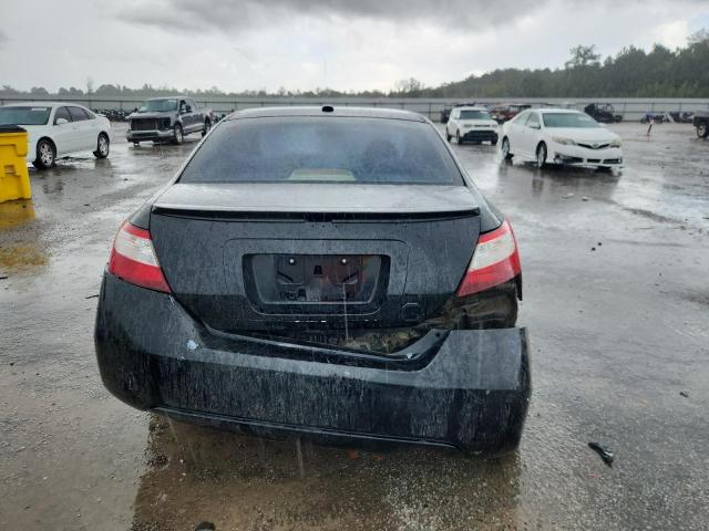 2HGFG12827H508153 - 2007 HONDA CIVIC EX BLACK photo 6