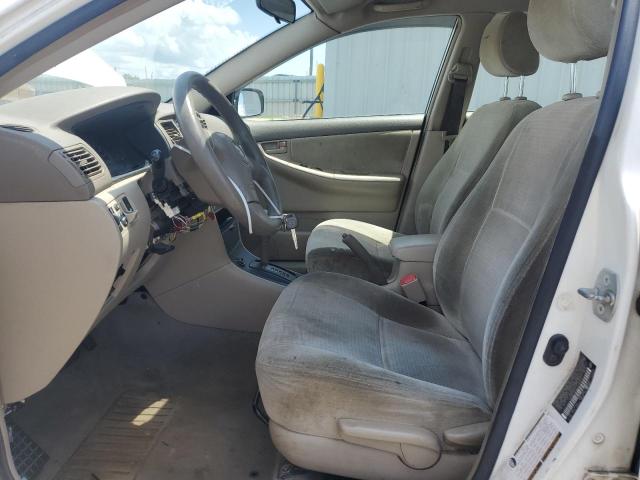 JTDBR32E370122810 - 2007 TOYOTA COROLLA CE WHITE photo 7