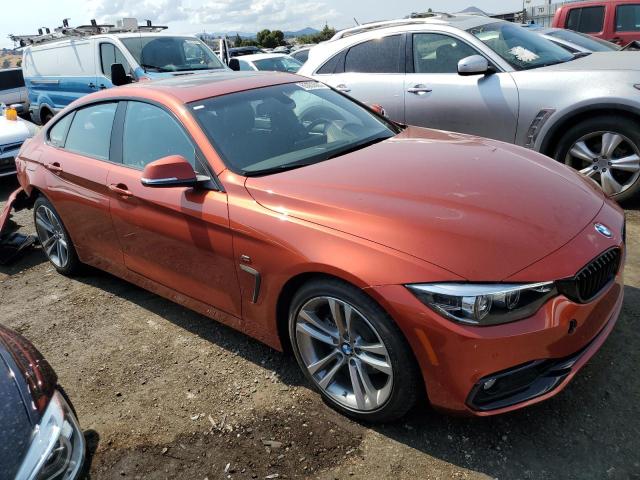 WBA4J1C53JBM11732 - 2018 BMW 430I GRAN COUPE ORANGE photo 4