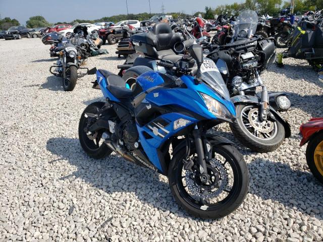 JKAEXEJ17JDA02695 - 2018 KAWASAKI EX650 J ლურჯი ფოტო 1