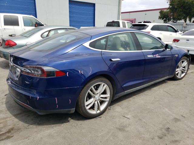 5YJSA1E25FF120070 - 2015 TESLA MODEL S Mavi foto 3