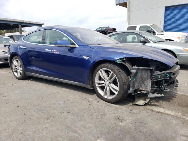 5YJSA1E25FF120070 - 2015 TESLA MODEL S Mavi foto 4